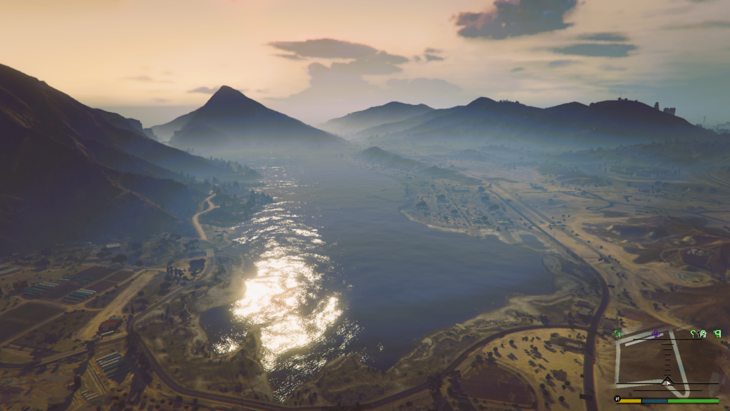 Mount Chiliad and the Alamo Sea
